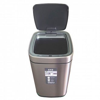 Изображение товара Ведро мусорное автоматическое Ecosmart X, EK9252, 12 л, нержавеющая сталь