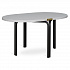 Столик кофейный Ror, 75х50 см, черный/серый