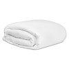 Изображение товара Комплект постельного белья из плотного сатина белого цвета из коллекции Essential, 150х200 см