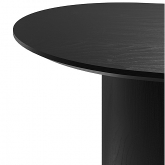 Изображение товара Столик со смещенным основанием Type, Ø60х41 см, черный