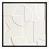 Панно декоративное с эффектом 3D Minimalism, с черной рамой, 60х60 см