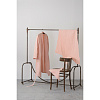 Изображение товара Дорожка на стол из умягченного льна с декоративной обработкой цвета пыльной розы Essential, 45х150