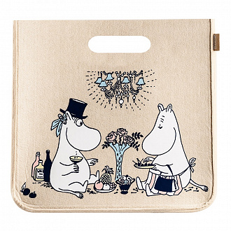Изображение товара Корзина для хранения Moomin, Свидание, 33х33х31 см