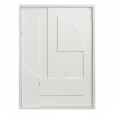 картинка Панно декоративное с эффектом 3D Minimalism, с белой рамой, 50х70 см от магазина Одежда+