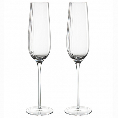 картинка Набор бокалов для шампанского Alice в подарочной упаковке, 200 мл, 2 шт. от магазина Одежда+