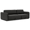 Изображение товара Диван-кровать Vogan с ножками Black, 218х120/160х79 см