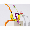 Изображение товара Ваза для цветов Banana, 19 см, желтая