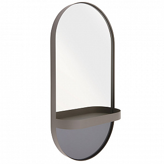 Изображение товара Зеркало Oval, 30,5х60х10,5 см, коричневое