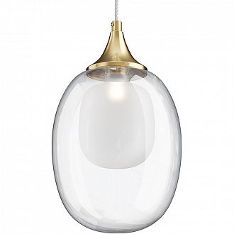 Изображение товара Светильник подвесной Modern, Aura, 1 лампа, Ø19х30,5 см, латунь