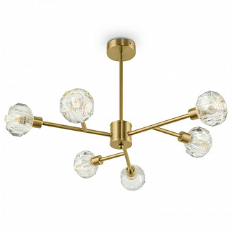 Изображение товара Люстра Grace, 6 ламп, Ø64,5х33,8 см, золотая бронза