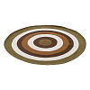 Изображение товара Ковер из хлопка Target коричневого цвета из коллекции Ethnic, Ø150 см