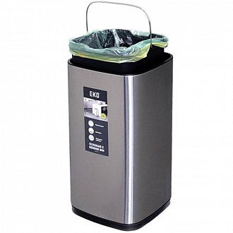 Изображение товара Ведро мусорное автоматическое Ecosmart X, EK9252, 21 л, нержавеющая сталь