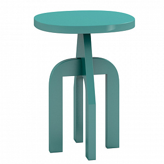 Столик кофейный Шифт, 42х57 см, зеленый матовый