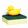 Держатель для губки Duck, желтый