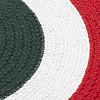Изображение товара Ковер из хлопка Target темно-зеленого цвета из коллекции Ethnic, Ø90 см