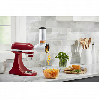 Изображение товара Набор из мясорубки, протирки, овощерезки KitchenAid, 5KSMFGA, 5KSMFVSP, 5KSMVSA