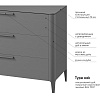 Изображение товара Комод Type, 90х51х85, серый