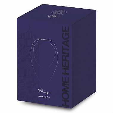 картинка Ваза Home heritage, 15,5 см, янтарная от магазина Одежда+